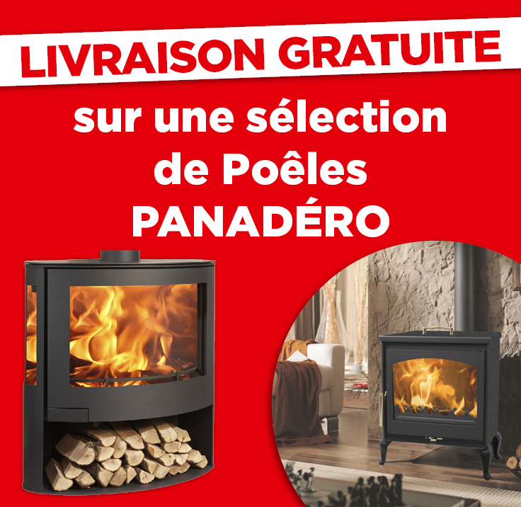 Livraison gratuite sur une sélection de poêles PANADERO